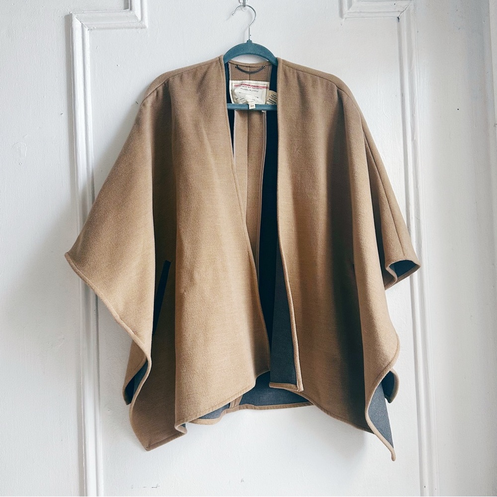 Anthropologie Cartonnier Vista Poncho Womens XS/Small Open Front Pockets warm - Picture 5 of 9